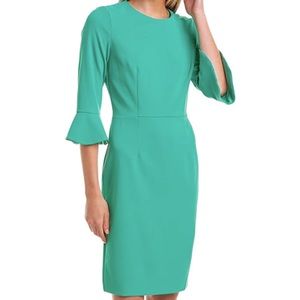 Donna Morgan Bell Sleeve Dress in Teal